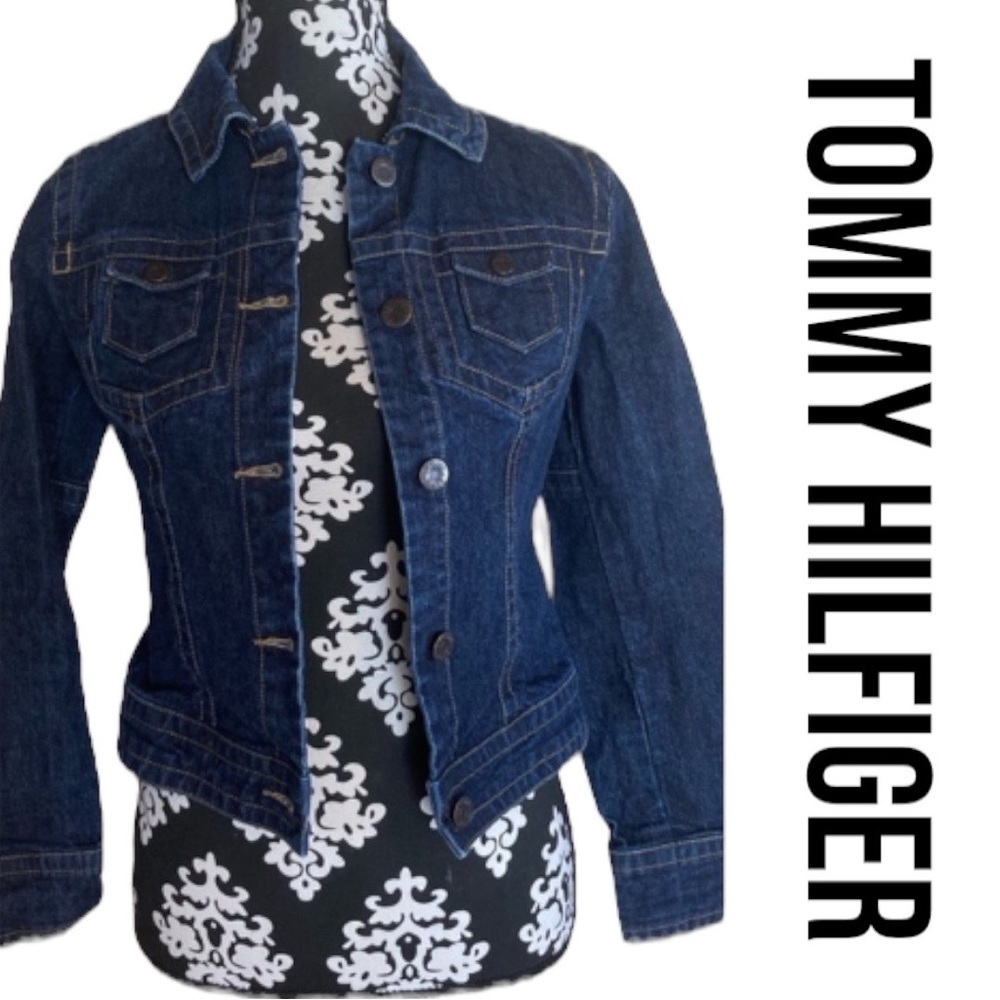 CLEARANCE Tommy Hilfiger Jean Jacket Women’s Small‎ Blue Denim